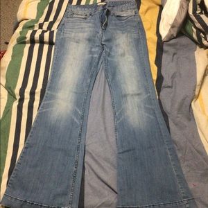 Free People Wide Leg Jeans